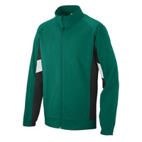 Augusta Sportswear Tour De Force Jacket in Dark Green/Black/White  -Part of the Adult, Adult-Jacket, Augusta-Products, Outerwear product lines at KanaleyCreations.com