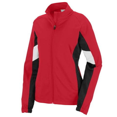 Augusta Sportswear Ladies Tour De Force Jacket in Red/Black/White  -Part of the Ladies, Ladies-Jacket, Augusta-Products, Outerwear product lines at KanaleyCreations.com