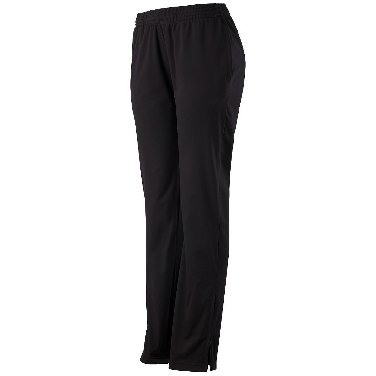 Augusta Sportswear Ladies Solid Brushed Tricot Pant in Black  -Part of the Ladies, Ladies-Pants, Pants, Augusta-Products product lines at KanaleyCreations.com