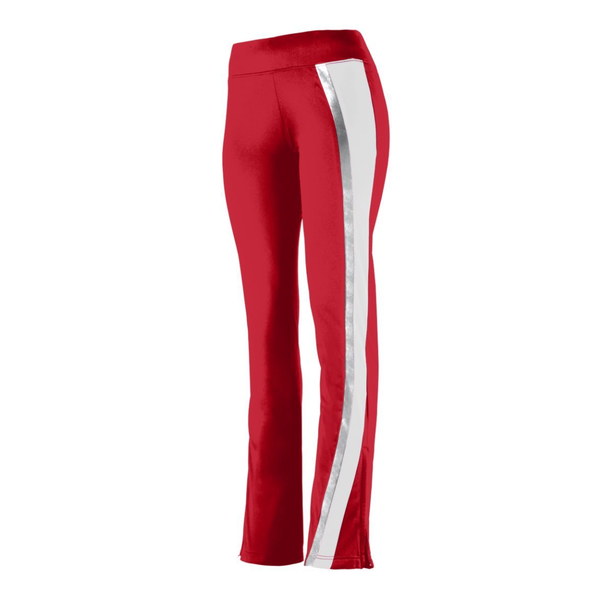 Augusta Sportswear Ladies Aurora Pant in Red/White/Metallic Silver  -Part of the Ladies, Ladies-Pants, Pants, Augusta-Products product lines at KanaleyCreations.com