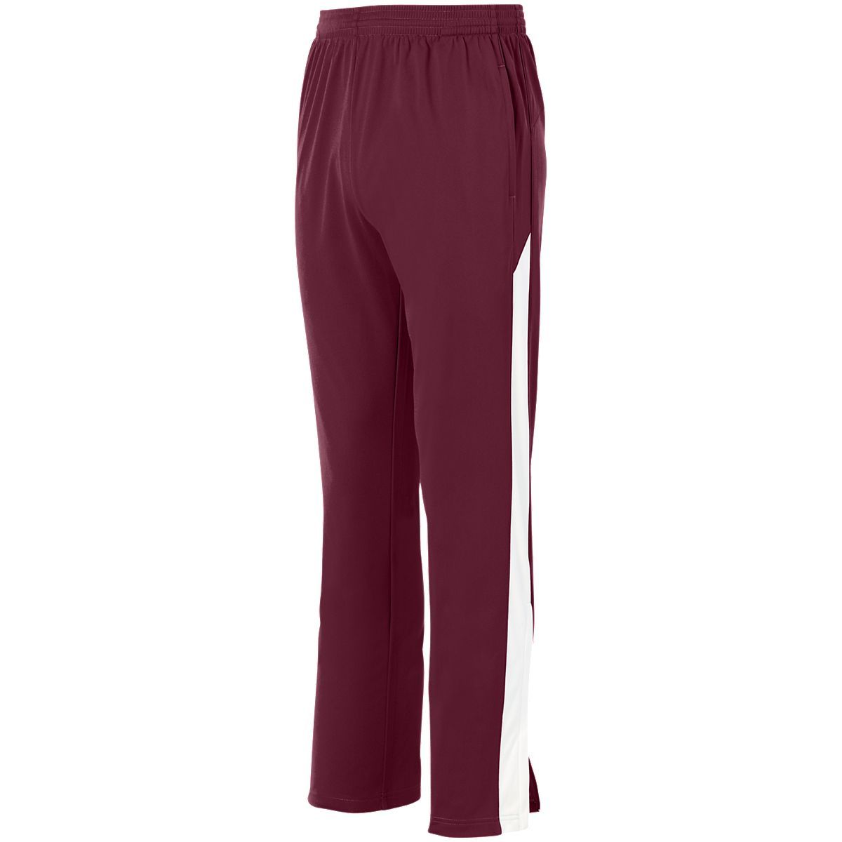 Augusta Sportswear Medalist Pant 2.0 in Maroon/White  -Part of the Adult, Adult-Pants, Pants, Augusta-Products product lines at KanaleyCreations.com