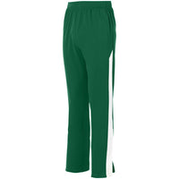 Augusta Sportswear Youth Medalist Pant 2.0 in Dark Green/White  -Part of the Youth, Youth-Pants, Pants, Augusta-Products product lines at KanaleyCreations.com