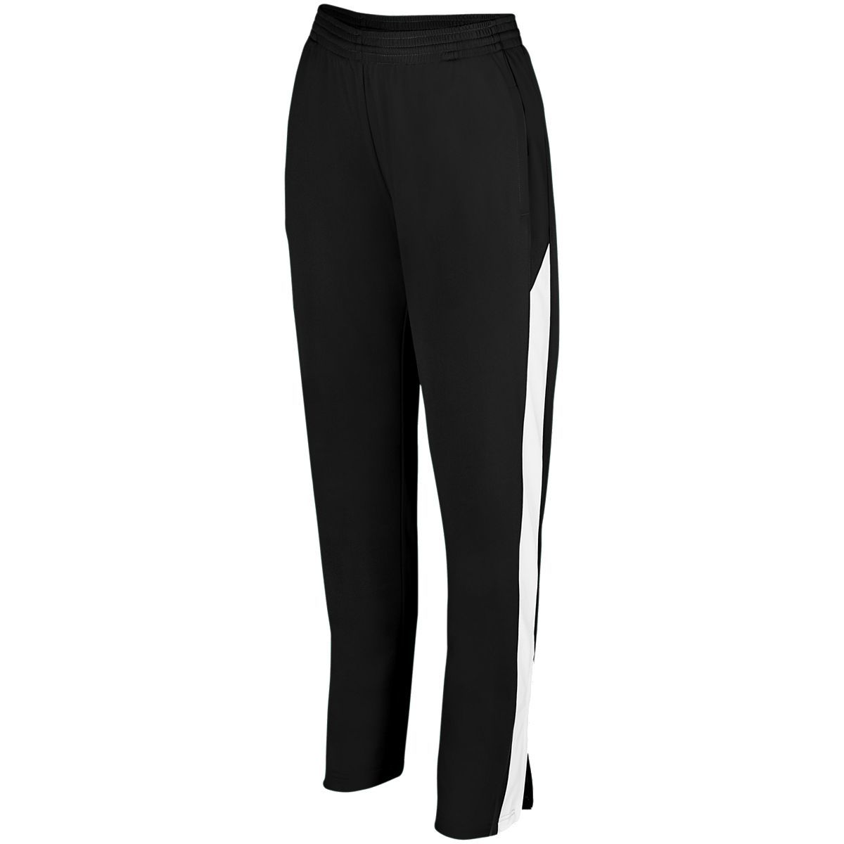 Augusta Sportswear Ladies Medalist Pant 2.0 in Black/White  -Part of the Ladies, Ladies-Pants, Pants, Augusta-Products product lines at KanaleyCreations.com