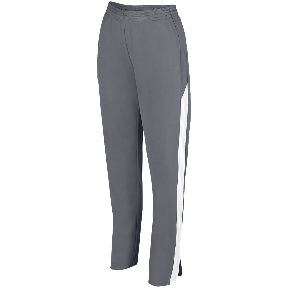 Augusta Sportswear Ladies Medalist Pant 2.0 in Graphite/White  -Part of the Ladies, Ladies-Pants, Pants, Augusta-Products product lines at KanaleyCreations.com