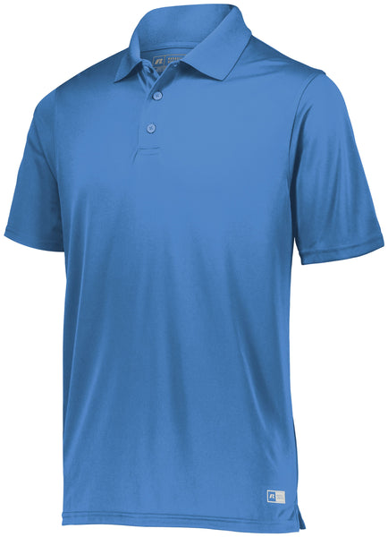 Russell Athletic Essential Polo in Collegiate Blue  -Part of the Adult, Adult-Polos, Polos, Russell-Athletic-Products, Shirts, Corporate-Collection product lines at KanaleyCreations.com