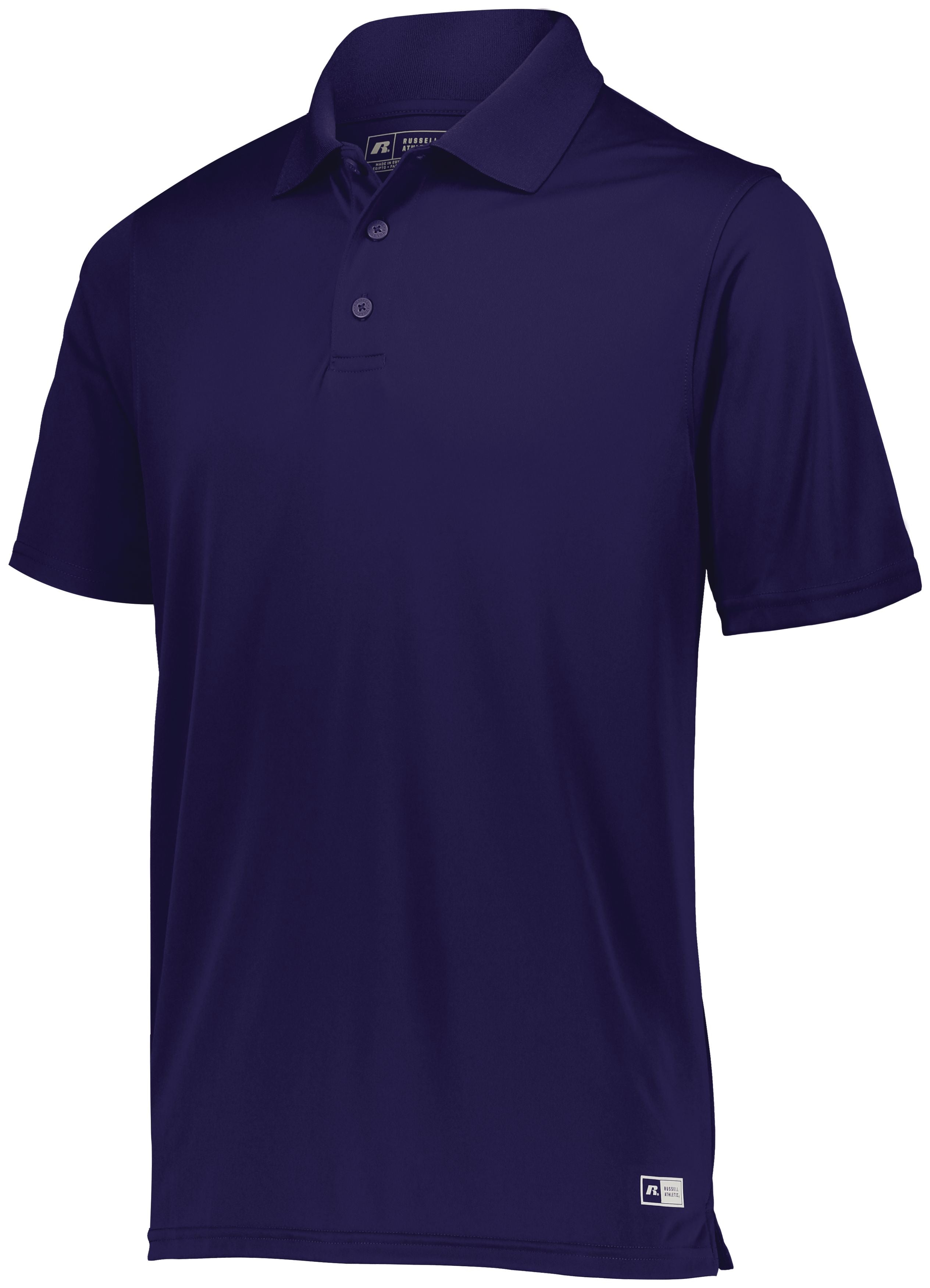 Russell Athletic Essential Polo in Purple  -Part of the Adult, Adult-Polos, Polos, Russell-Athletic-Products, Shirts, Corporate-Collection product lines at KanaleyCreations.com