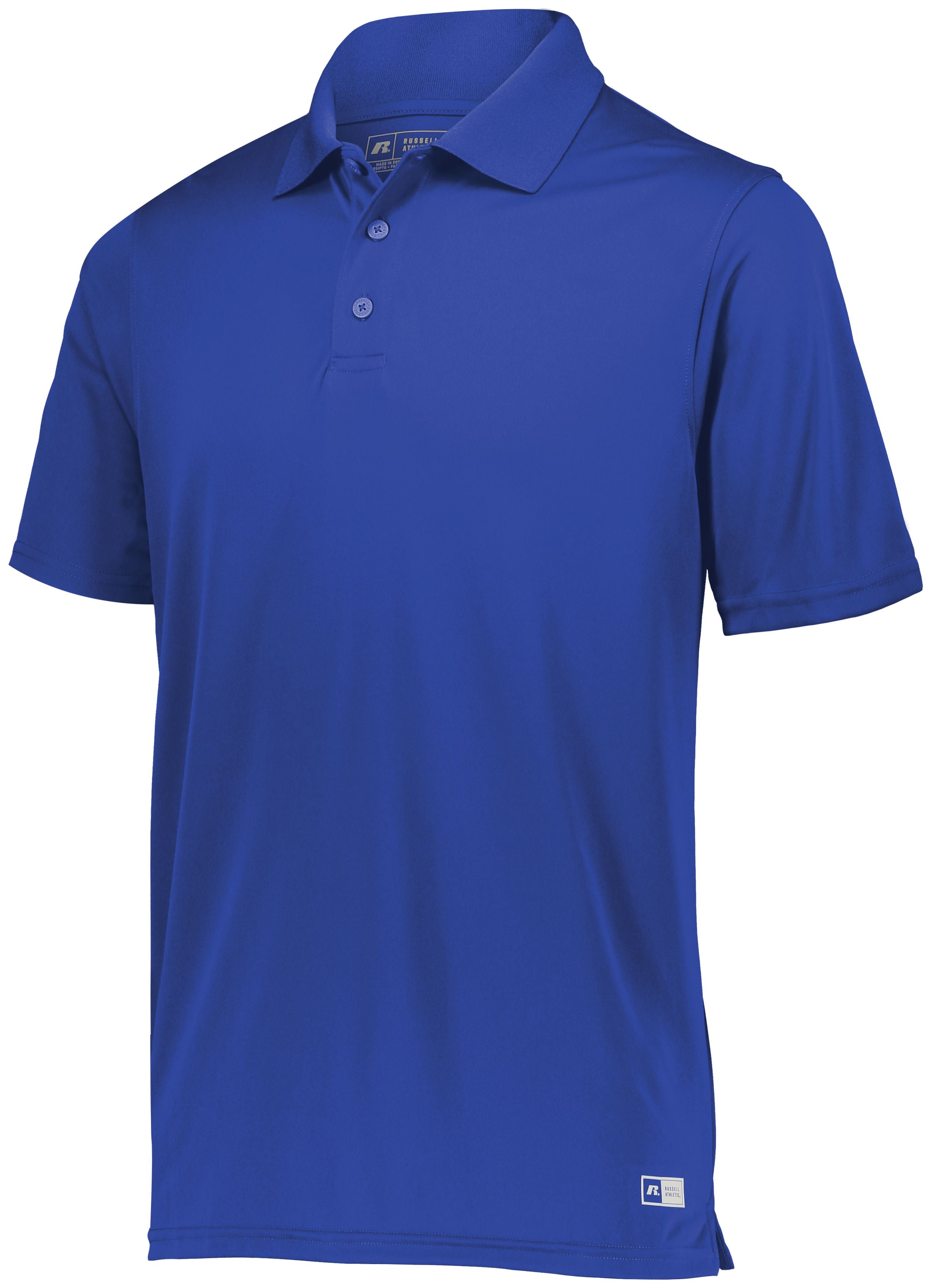 Russell Athletic Essential Polo in Royal  -Part of the Adult, Adult-Polos, Polos, Russell-Athletic-Products, Shirts, Corporate-Collection product lines at KanaleyCreations.com