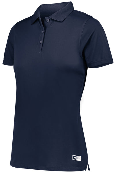 Russell Athletic Ladies Essential Polo in Navy  -Part of the Ladies, Ladies-Polo, Polos, Russell-Athletic-Products, Shirts, Corporate-Collection product lines at KanaleyCreations.com
