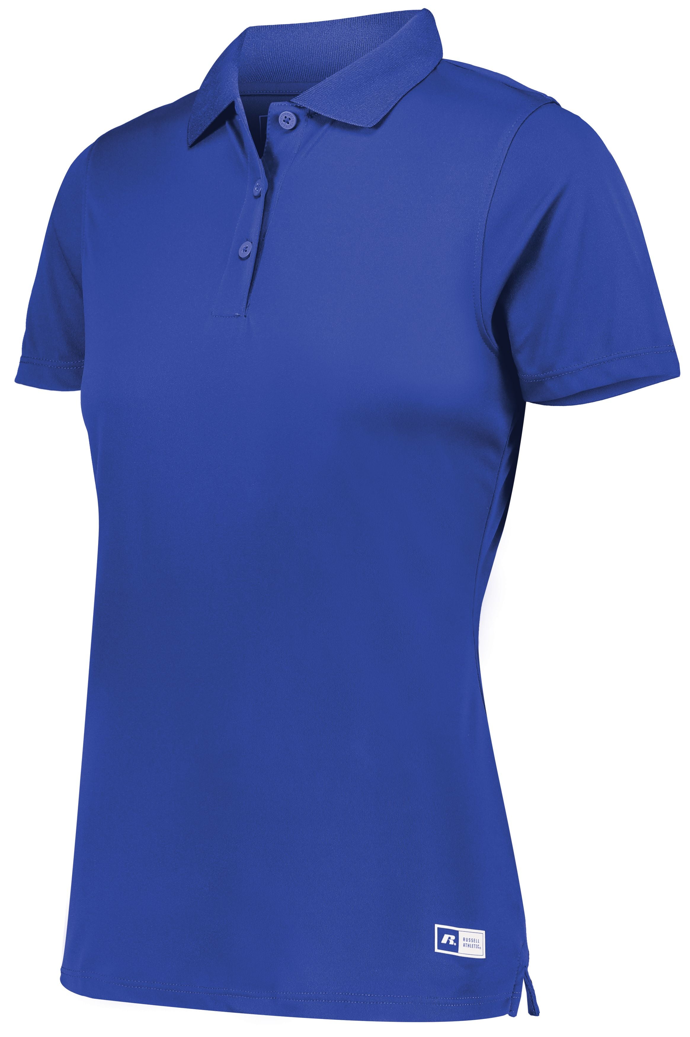 Russell Athletic Ladies Essential Polo in Royal  -Part of the Ladies, Ladies-Polo, Polos, Russell-Athletic-Products, Shirts, Corporate-Collection product lines at KanaleyCreations.com