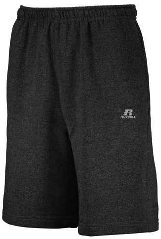 Russell Athletic Dri-Power Fleece Training Shorts With Pockets in Black  -Part of the Adult, Adult-Shorts, Russell-Athletic-Products product lines at KanaleyCreations.com
