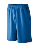 Augusta Sportswear Longer Length Wicking Mesh Athletic Shorts in Royal  -Part of the Adult, Adult-Shorts, Augusta-Products product lines at KanaleyCreations.com