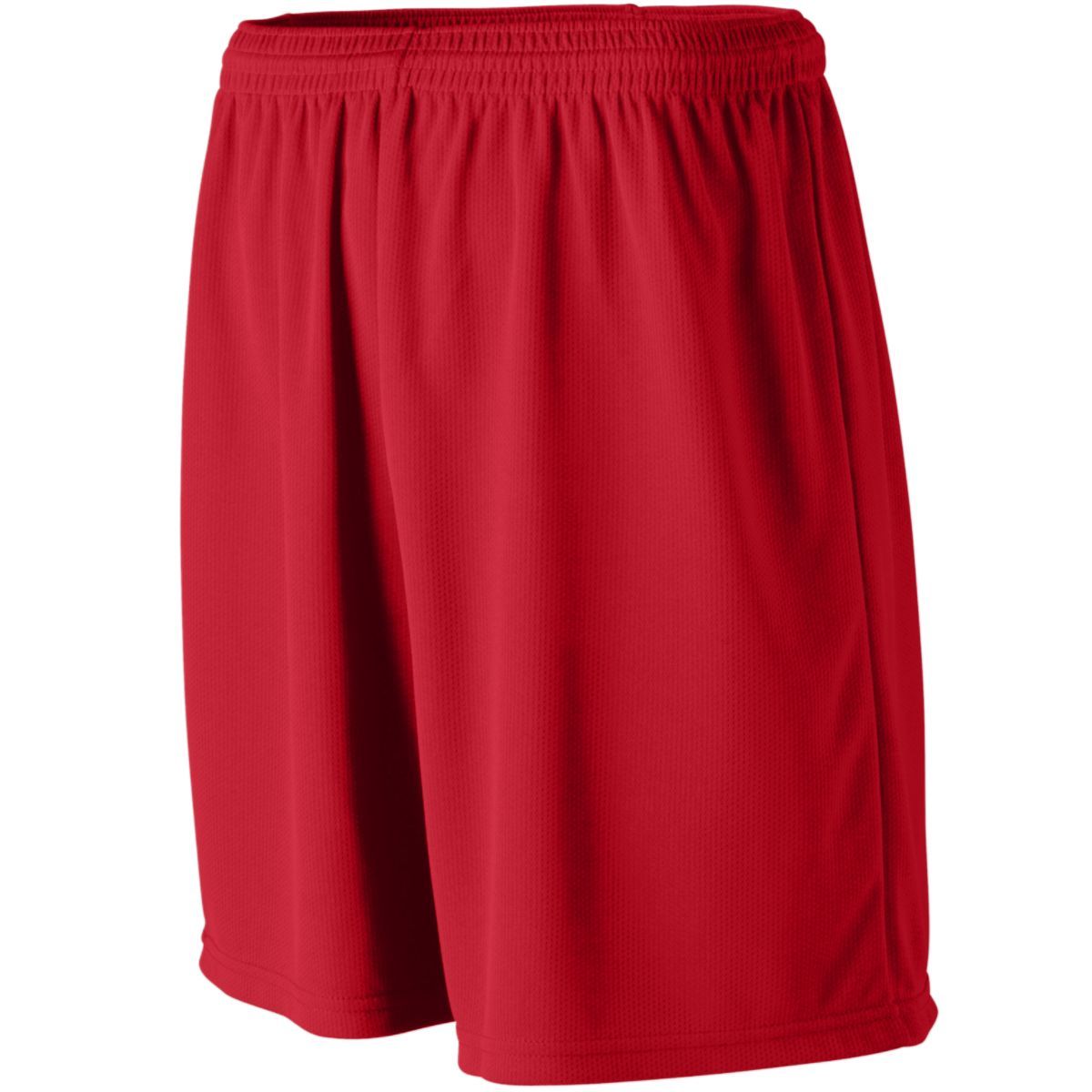 Augusta Sportswear Wicking Mesh Athletic Shorts in Red  -Part of the Adult, Adult-Shorts, Augusta-Products product lines at KanaleyCreations.com