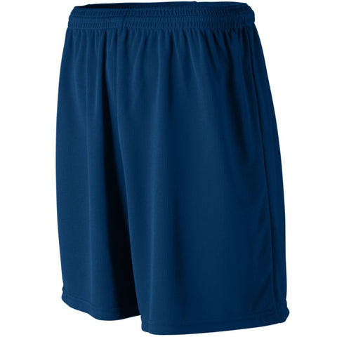 Augusta Sportswear Youth Wicking Mesh Athletic Shorts in Navy  -Part of the Youth, Youth-Shorts, Augusta-Products product lines at KanaleyCreations.com