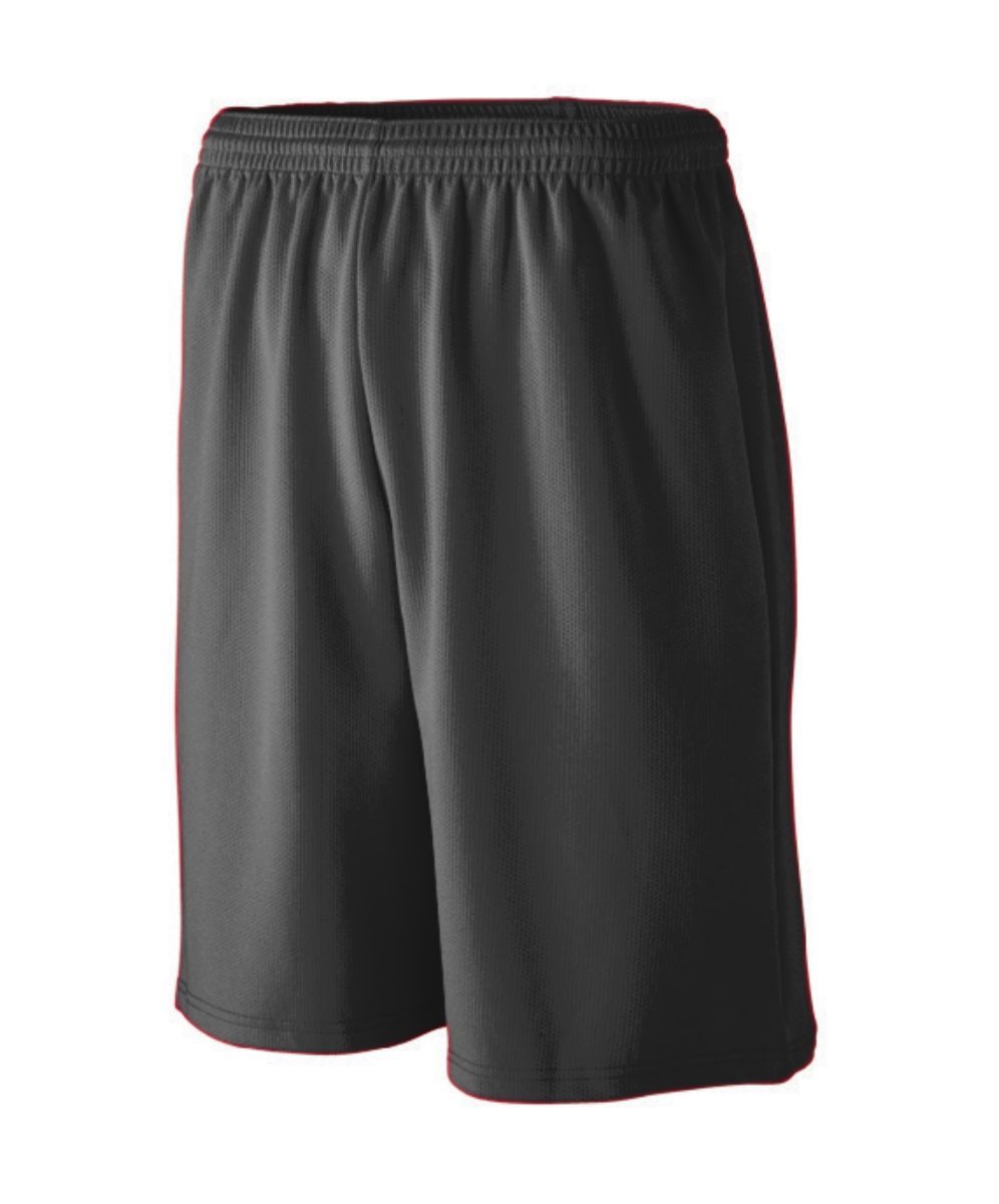 Augusta Sportswear Youth Longer Length Wicking Mesh Athletic Shorts