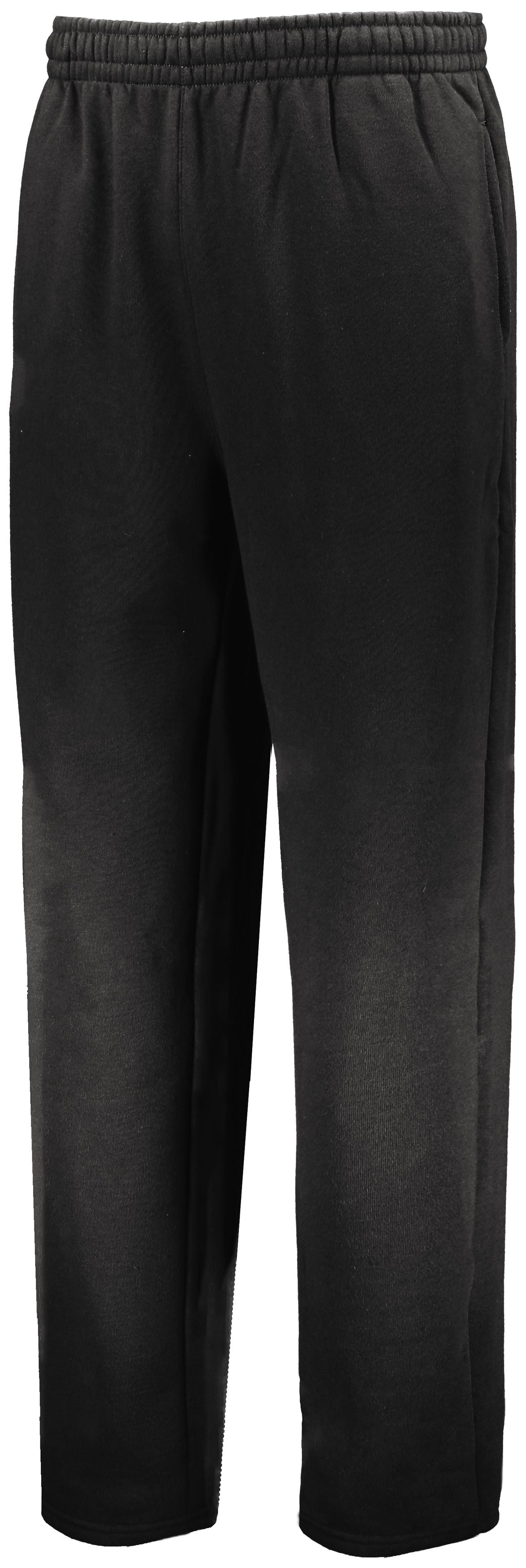 Russell Athletic 80/20 Open Bottom Sweatpant in Black  -Part of the Adult, Adult-Pants, Pants, Russell-Athletic-Products product lines at KanaleyCreations.com