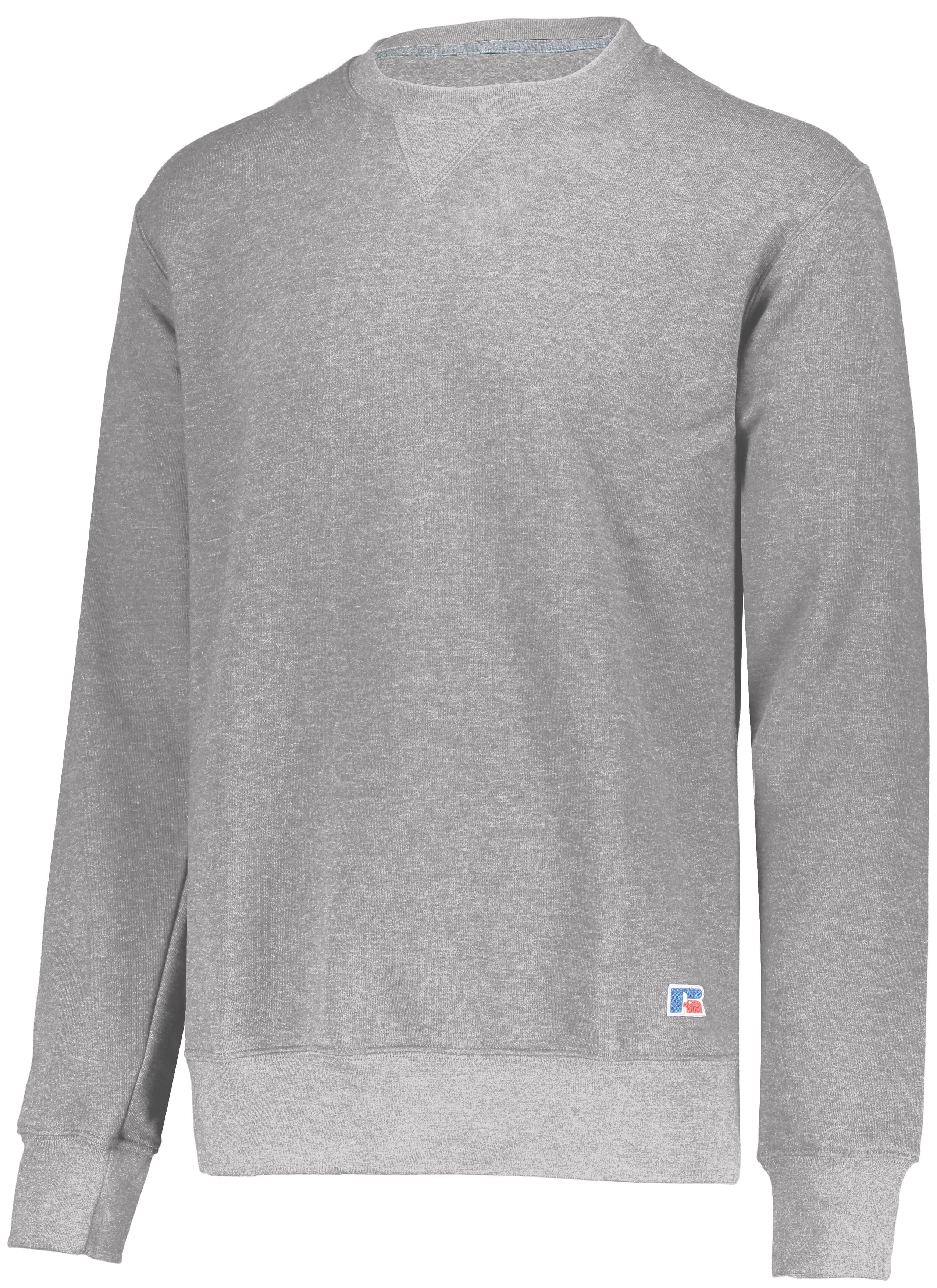 Russell Athletic 80/20 Fleece Crew in Medium Grey Heather  -Part of the Adult, Russell-Athletic-Products product lines at KanaleyCreations.com