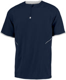 Russell Athletic Short Sleeve Pullover in Navy/White  -Part of the Adult, Baseball, Russell-Athletic-Products, Shirts, All-Sports, All-Sports-1 product lines at KanaleyCreations.com