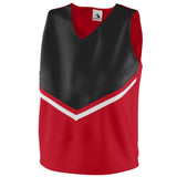 Augusta Sportswear Ladies Pride Shell in Red/Black/White  -Part of the Ladies, Augusta-Products, Cheer, Shirts product lines at KanaleyCreations.com