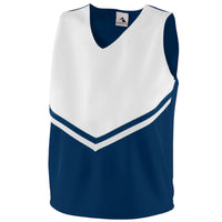 Augusta Sportswear Ladies Pride Shell in Navy/White/White  -Part of the Ladies, Augusta-Products, Cheer, Shirts product lines at KanaleyCreations.com