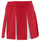 Augusta Sportswear Ladies Liberty Skirt in Red/White  -Part of the Ladies, Augusta-Products, Cheer product lines at KanaleyCreations.com