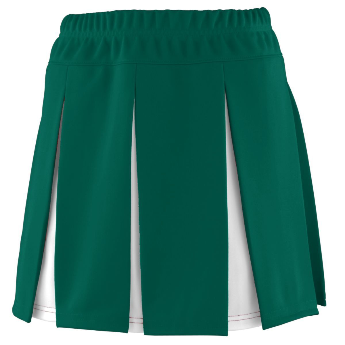 Augusta Sportswear Girls Liberty Skirt in Dark Green/White  -Part of the Girls, Augusta-Products, Cheer product lines at KanaleyCreations.com