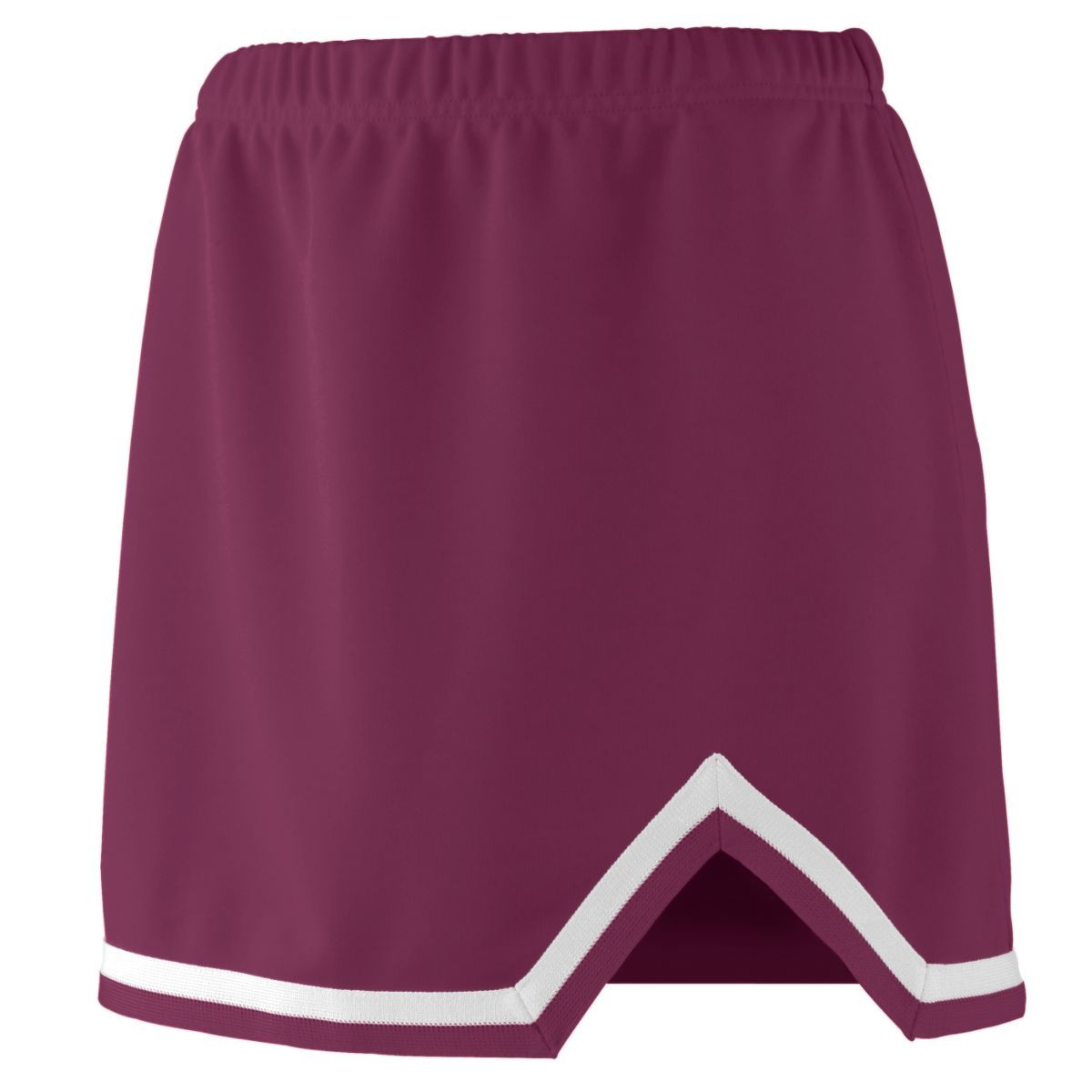 Augusta Sportswear Ladies Energy Skirt in Maroon/White  -Part of the Ladies, Augusta-Products, Cheer product lines at KanaleyCreations.com