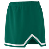 Augusta Sportswear Ladies Energy Skirt in Dark Green/White  -Part of the Ladies, Augusta-Products, Cheer product lines at KanaleyCreations.com