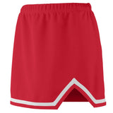 Augusta Sportswear Girls Energy Skirt in Red/White  -Part of the Girls, Augusta-Products, Cheer product lines at KanaleyCreations.com