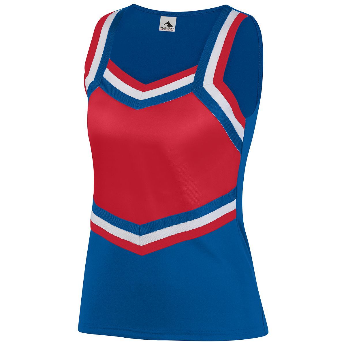 Augusta Sportswear Ladies Pike Shell in Royal/Red/White  -Part of the Ladies, Augusta-Products, Cheer, Shirts product lines at KanaleyCreations.com