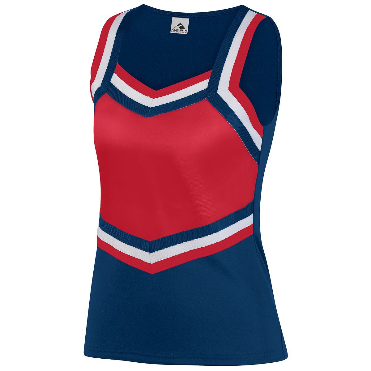 Augusta Sportswear Girls Pike Shell in Navy/Red/White  -Part of the Girls, Augusta-Products, Cheer, Shirts product lines at KanaleyCreations.com