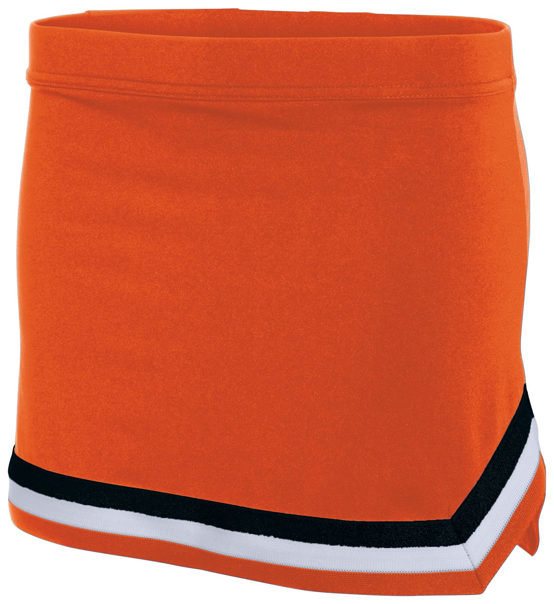 Augusta Sportswear Girls Pike Skirt in Orange/White/Black  -Part of the Girls, Augusta-Products, Cheer product lines at KanaleyCreations.com