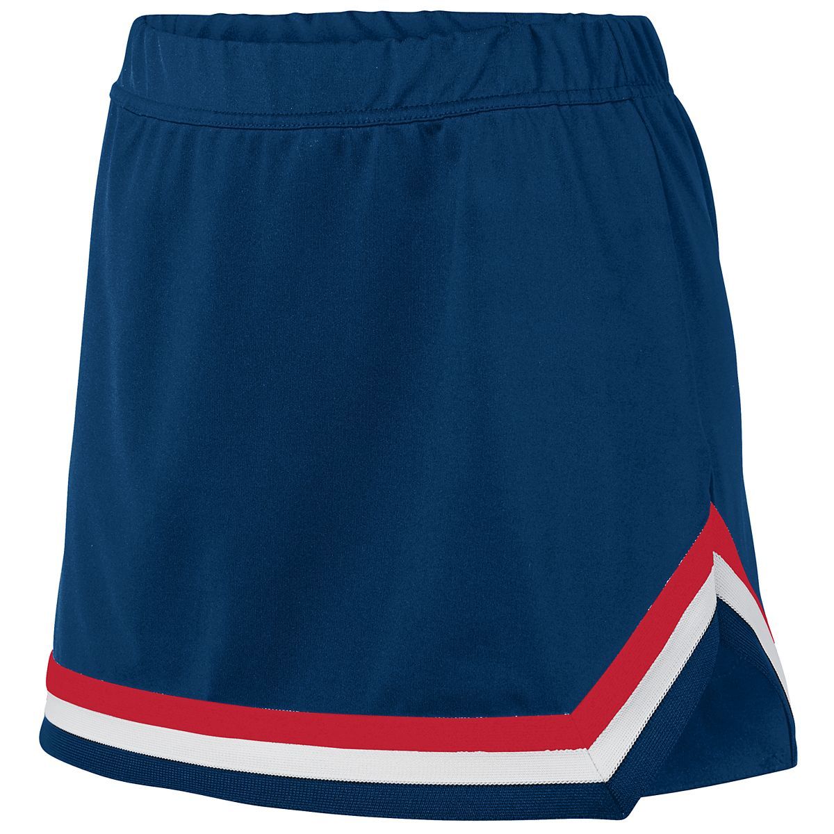 Augusta Sportswear Girls Pike Skirt in Navy/Red/White  -Part of the Girls, Augusta-Products, Cheer product lines at KanaleyCreations.com