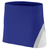 Augusta Sportswear Ladies Cheer Flex Skirt in Purple/White/Metallic Silver  -Part of the Ladies, Augusta-Products, Cheer product lines at KanaleyCreations.com