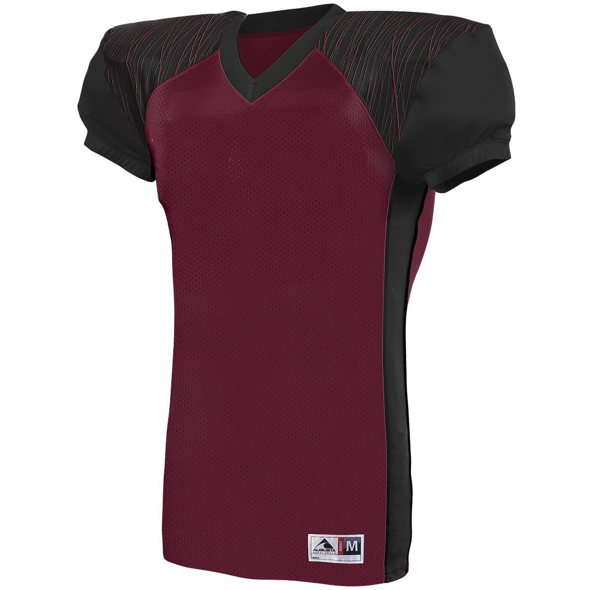 Augusta Sportswear Zone Play Jersey in Maroon/Black/Maroon Print  -Part of the Adult, Adult-Jersey, Augusta-Products, Football, Shirts, All-Sports, All-Sports-1 product lines at KanaleyCreations.com