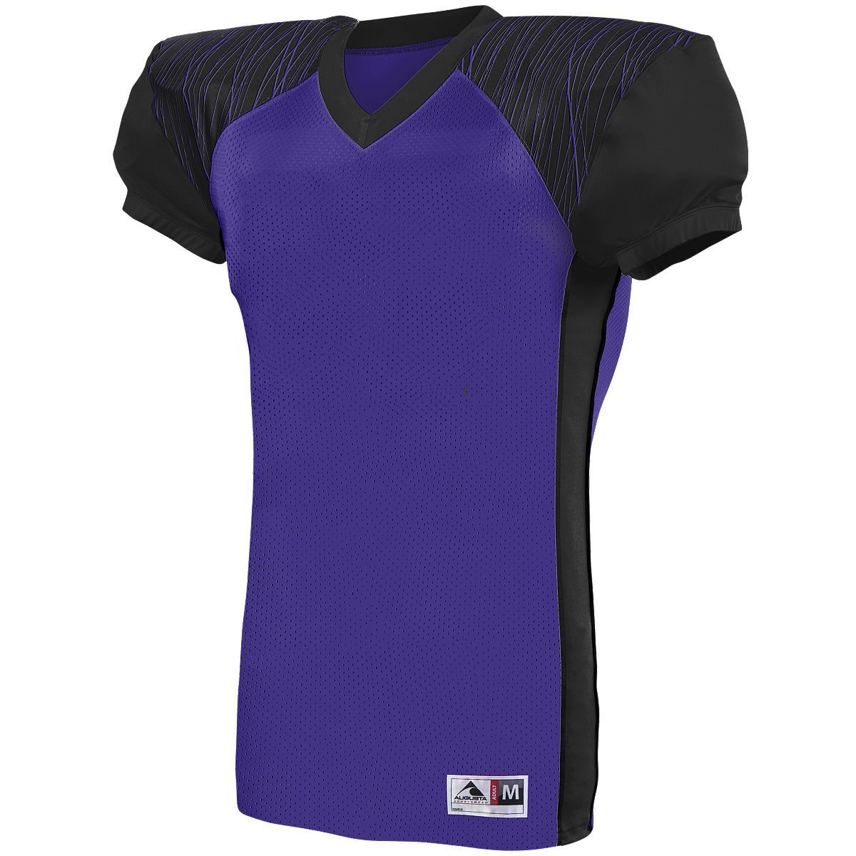 Augusta Sportswear Zone Play Jersey in Purple/Black/Purple Print  -Part of the Adult, Adult-Jersey, Augusta-Products, Football, Shirts, All-Sports, All-Sports-1 product lines at KanaleyCreations.com