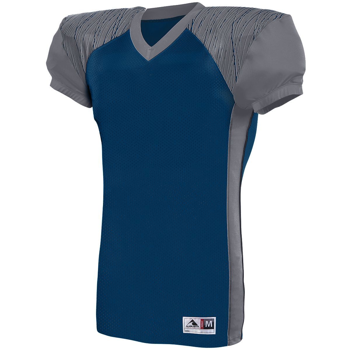 Augusta Sportswear Zone Play Jersey in Navy/Graphite/Navy Print  -Part of the Adult, Adult-Jersey, Augusta-Products, Football, Shirts, All-Sports, All-Sports-1 product lines at KanaleyCreations.com