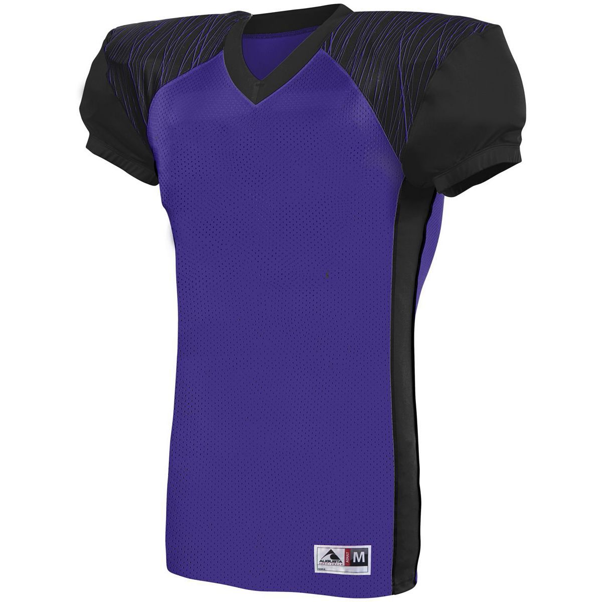 Augusta Sportswear Youth Zone Play Jersey in Purple/Black/Purple Print  -Part of the Youth, Youth-Jersey, Augusta-Products, Football, Shirts, All-Sports, All-Sports-1 product lines at KanaleyCreations.com