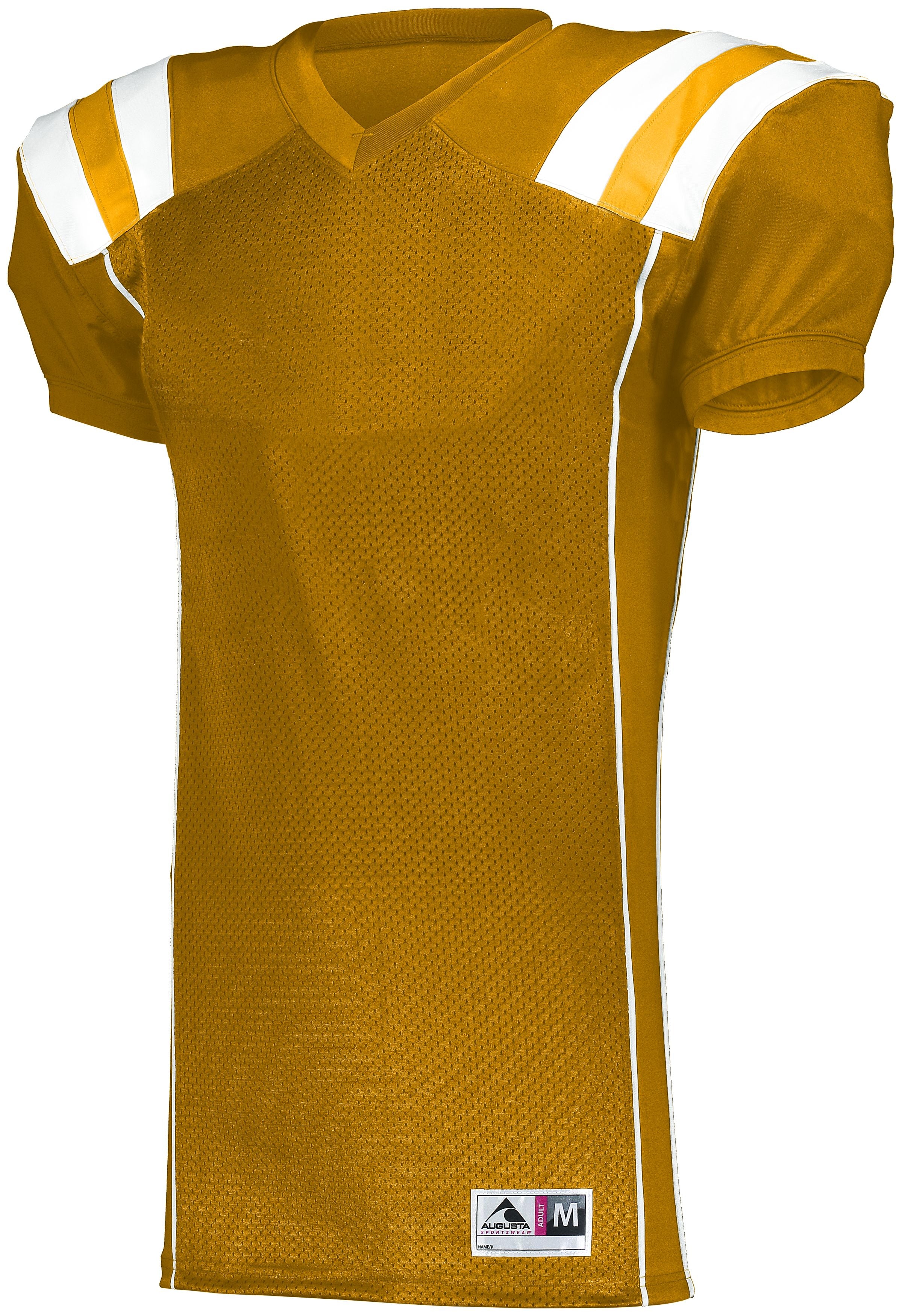 Augusta Sportswear Youth Tform Football Jersey in Gold/White  -Part of the Youth, Youth-Jersey, Augusta-Products, Football, Shirts, All-Sports, All-Sports-1 product lines at KanaleyCreations.com
