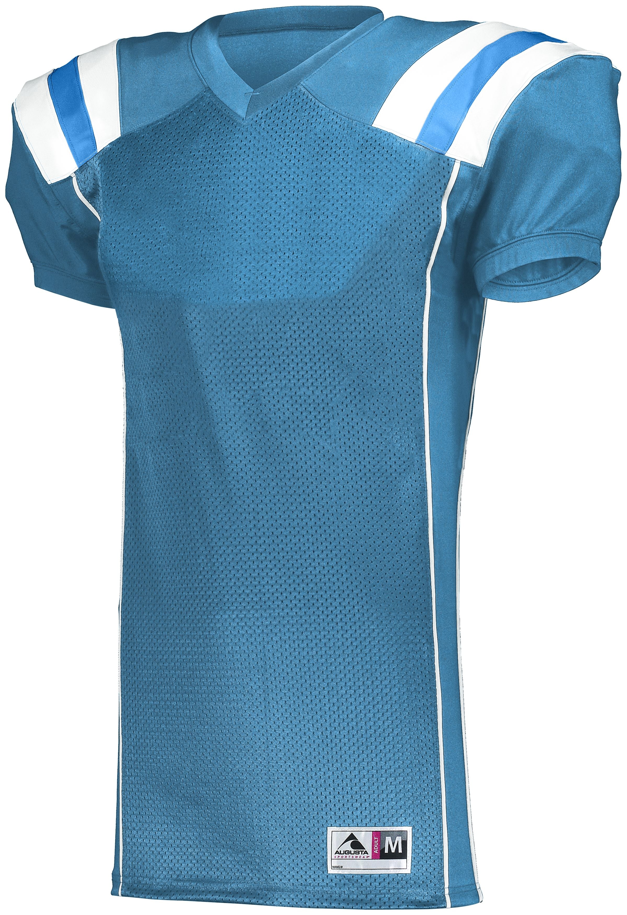 Augusta Sportswear Youth Tform Football Jersey in Columbia Blue/White  -Part of the Youth, Youth-Jersey, Augusta-Products, Football, Shirts, All-Sports, All-Sports-1 product lines at KanaleyCreations.com