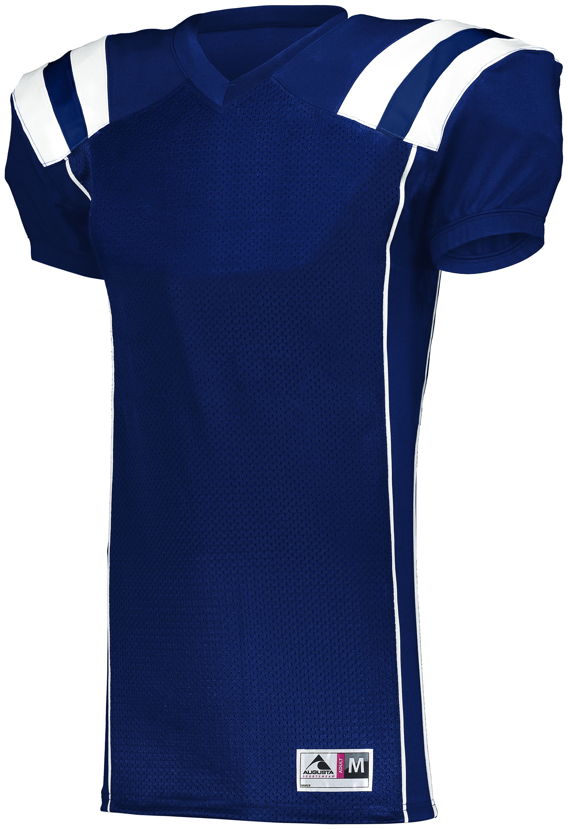 Augusta Sportswear Youth Tform Football Jersey in Navy/White  -Part of the Youth, Youth-Jersey, Augusta-Products, Football, Shirts, All-Sports, All-Sports-1 product lines at KanaleyCreations.com