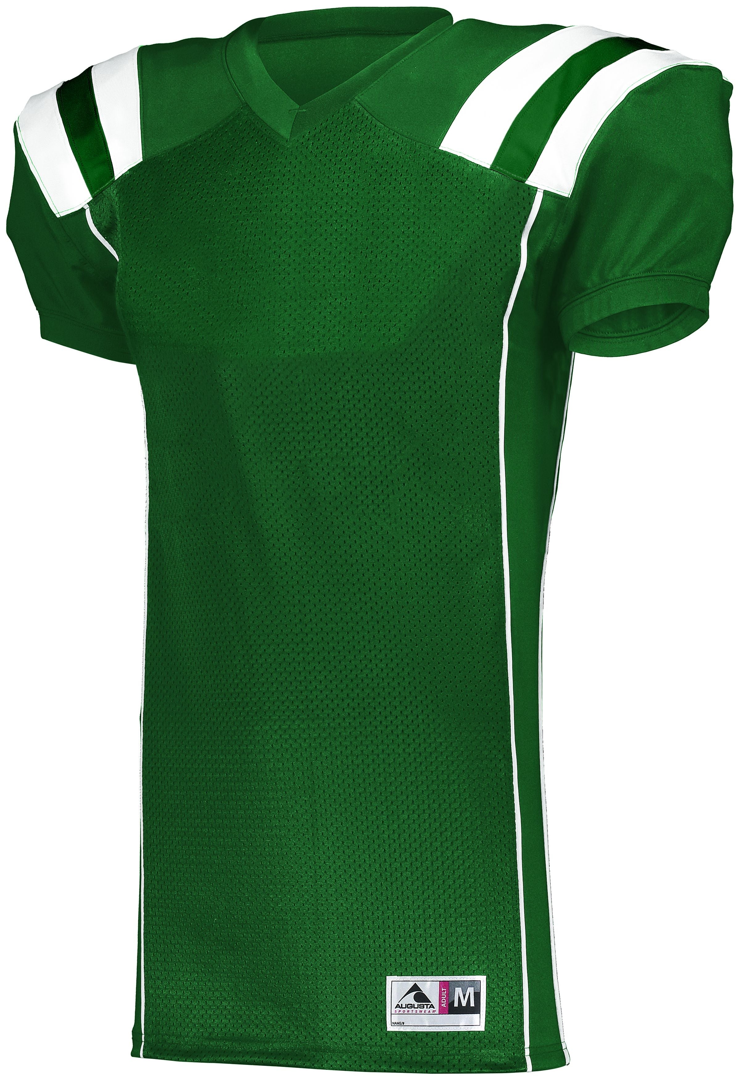 Augusta Sportswear Youth Tform Football Jersey in Dark Green/White  -Part of the Youth, Youth-Jersey, Augusta-Products, Football, Shirts, All-Sports, All-Sports-1 product lines at KanaleyCreations.com
