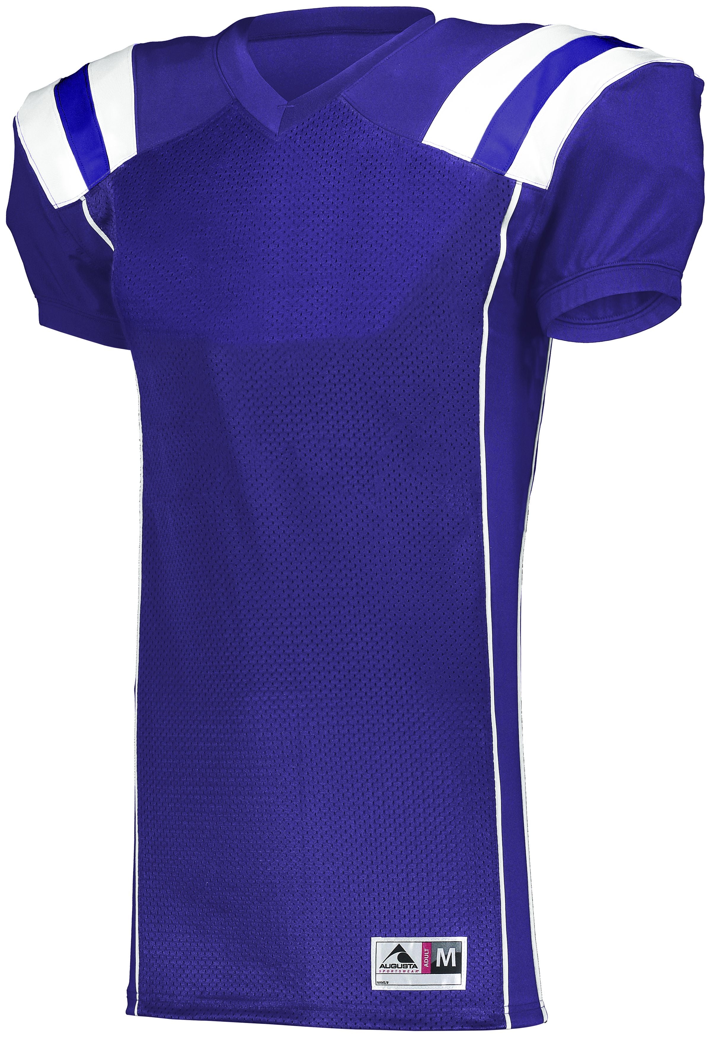 Augusta Sportswear Youth Tform Football Jersey in Purple/White  -Part of the Youth, Youth-Jersey, Augusta-Products, Football, Shirts, All-Sports, All-Sports-1 product lines at KanaleyCreations.com