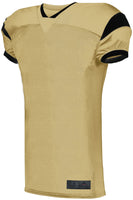 Augusta Sportswear Youth Slant Football Jersey in Vegas Gold/Black  -Part of the Youth, Youth-Jersey, Augusta-Products, Football, Shirts, All-Sports, All-Sports-1 product lines at KanaleyCreations.com