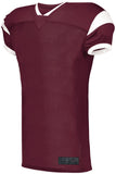 Augusta Sportswear Youth Slant Football Jersey in Maroon/White  -Part of the Youth, Youth-Jersey, Augusta-Products, Football, Shirts, All-Sports, All-Sports-1 product lines at KanaleyCreations.com