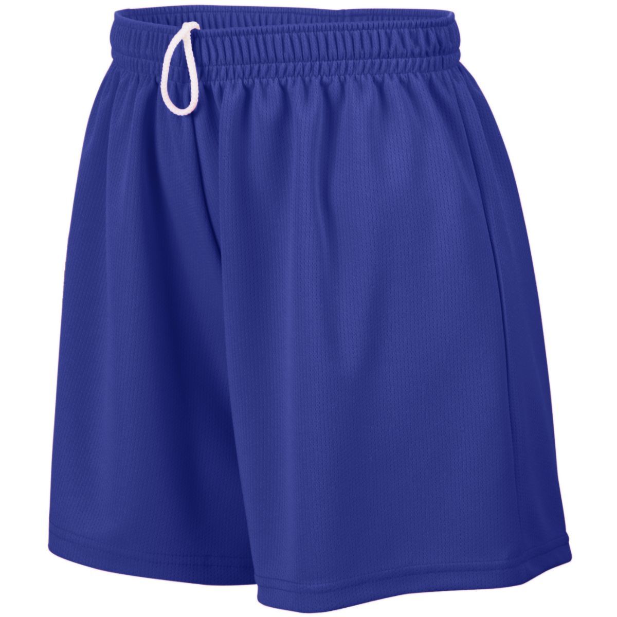Augusta Sportswear Ladies Wicking Mesh Shorts in Purple  -Part of the Ladies, Ladies-Shorts, Augusta-Products, Lacrosse, All-Sports, All-Sports-1 product lines at KanaleyCreations.com