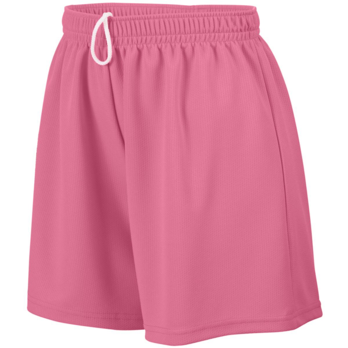 Augusta Sportswear Ladies Wicking Mesh Shorts in Pink  -Part of the Ladies, Ladies-Shorts, Augusta-Products, Lacrosse, All-Sports, All-Sports-1 product lines at KanaleyCreations.com