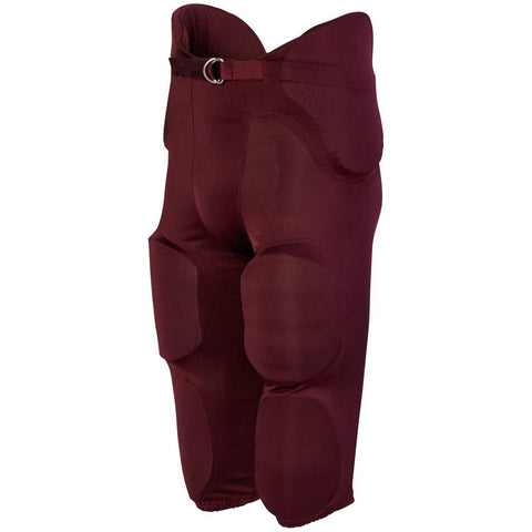 Augusta Sportswear Youth Phantom Integrated Pant in Maroon  -Part of the Youth, Youth-Pants, Pants, Augusta-Products, Football, All-Sports, All-Sports-1 product lines at KanaleyCreations.com