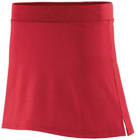 Augusta Sportswear Ladies Kilt in Red  -Part of the Ladies, Augusta-Products, Lacrosse, All-Sports, All-Sports-1 product lines at KanaleyCreations.com