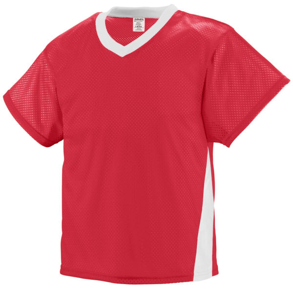 Augusta Sportswear High Score Jersey in Red/White  -Part of the Adult, Adult-Jersey, Augusta-Products, Lacrosse, Shirts, All-Sports, All-Sports-1 product lines at KanaleyCreations.com