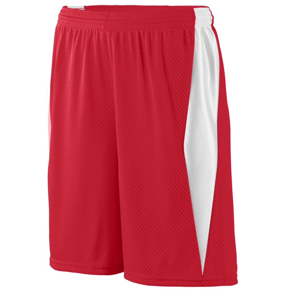 Augusta Sportswear Top Score Shorts in Red/White  -Part of the Adult, Adult-Shorts, Augusta-Products, Lacrosse, All-Sports, All-Sports-1 product lines at KanaleyCreations.com